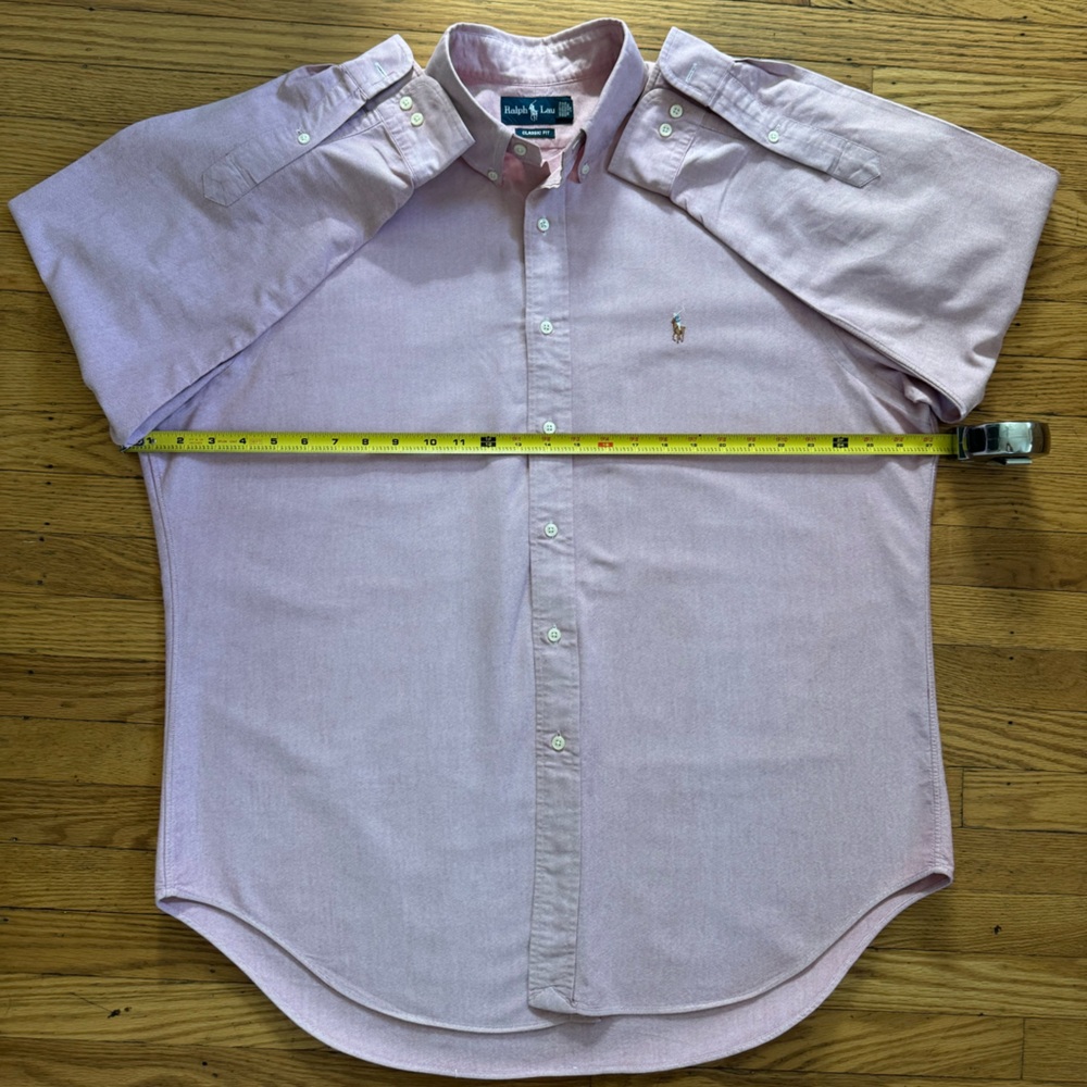 Ralph Lauren Men's Light Pink Casual Shirt Size XL Classic Fit Preppy Office - Picture 3 of 14